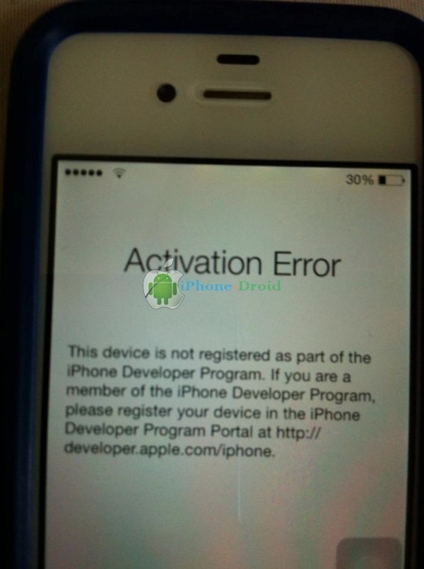 Activation Error