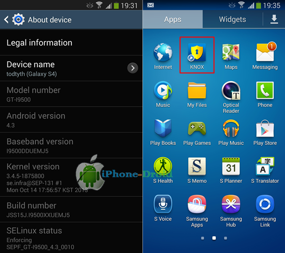 Android 4.3 on Galaxy S4 (GT-I9500)2