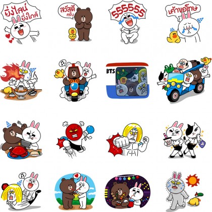 LINE Stickers Sawasdee Thailand