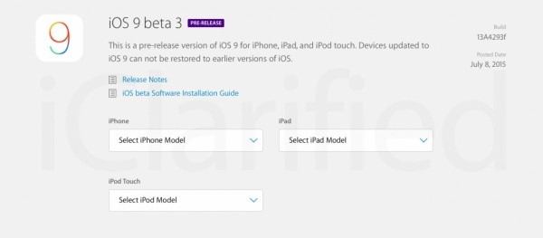 iOS9beta3