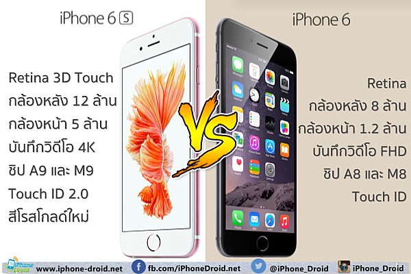 iPhone 6 vs iPhone 6s