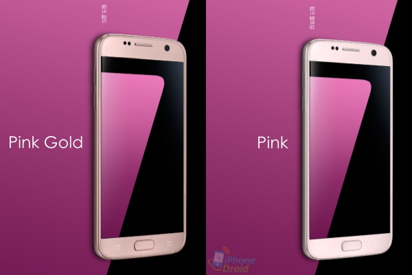 Galaxy S7 in Pink