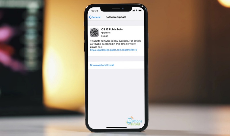 วิธีติดตั้ง iOS 12 Public Beta