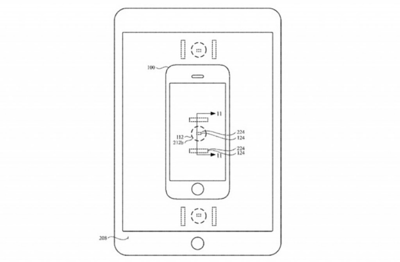 Apple patents a way to wirelessly transfer power between devices