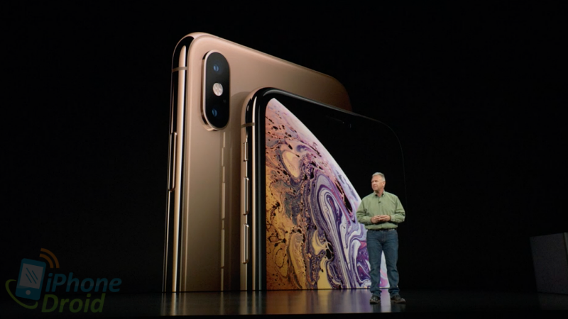 iPhone Xs and iPhone Xs Max