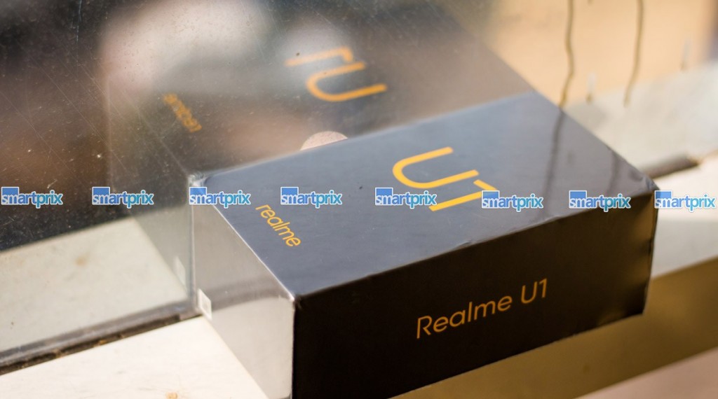 Realme U1 box images and AnTuTu benchmark score pop up