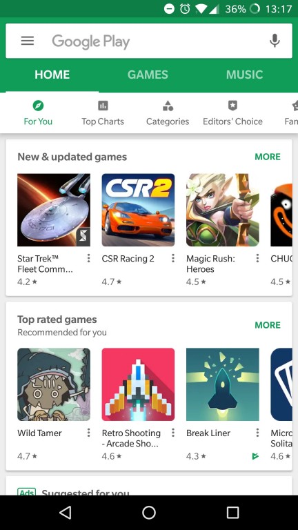 Google Play app gets revamped with new, simpler UI