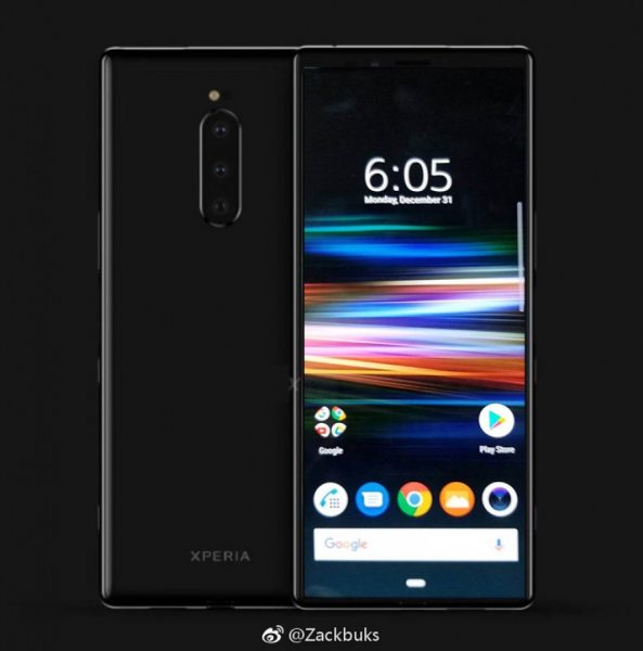 Image of Sony Xperia XZ4 homescreen surfaces