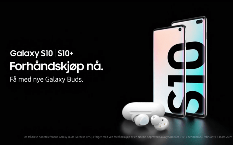 Samsung Galaxy S10+ ad released early