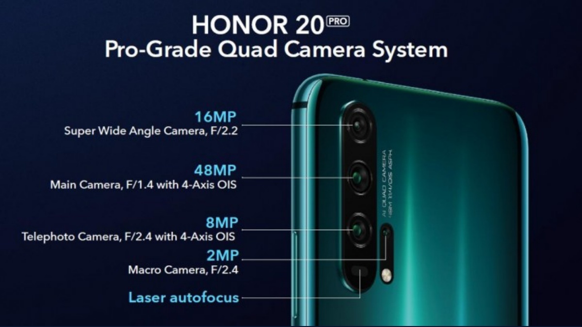 Honor 20 and Honor 20 Pro go official with quad cams