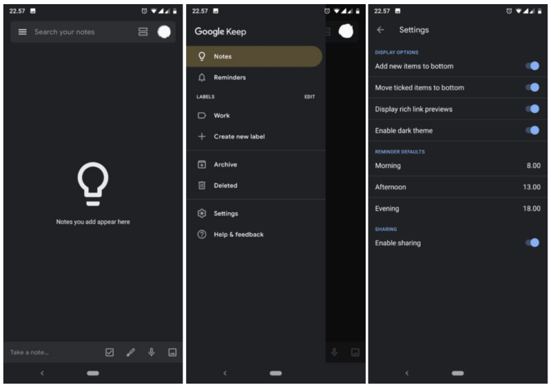 Dark Mode Apps