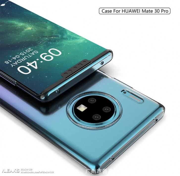 Huawei Mate 30 Pro with circular camera module