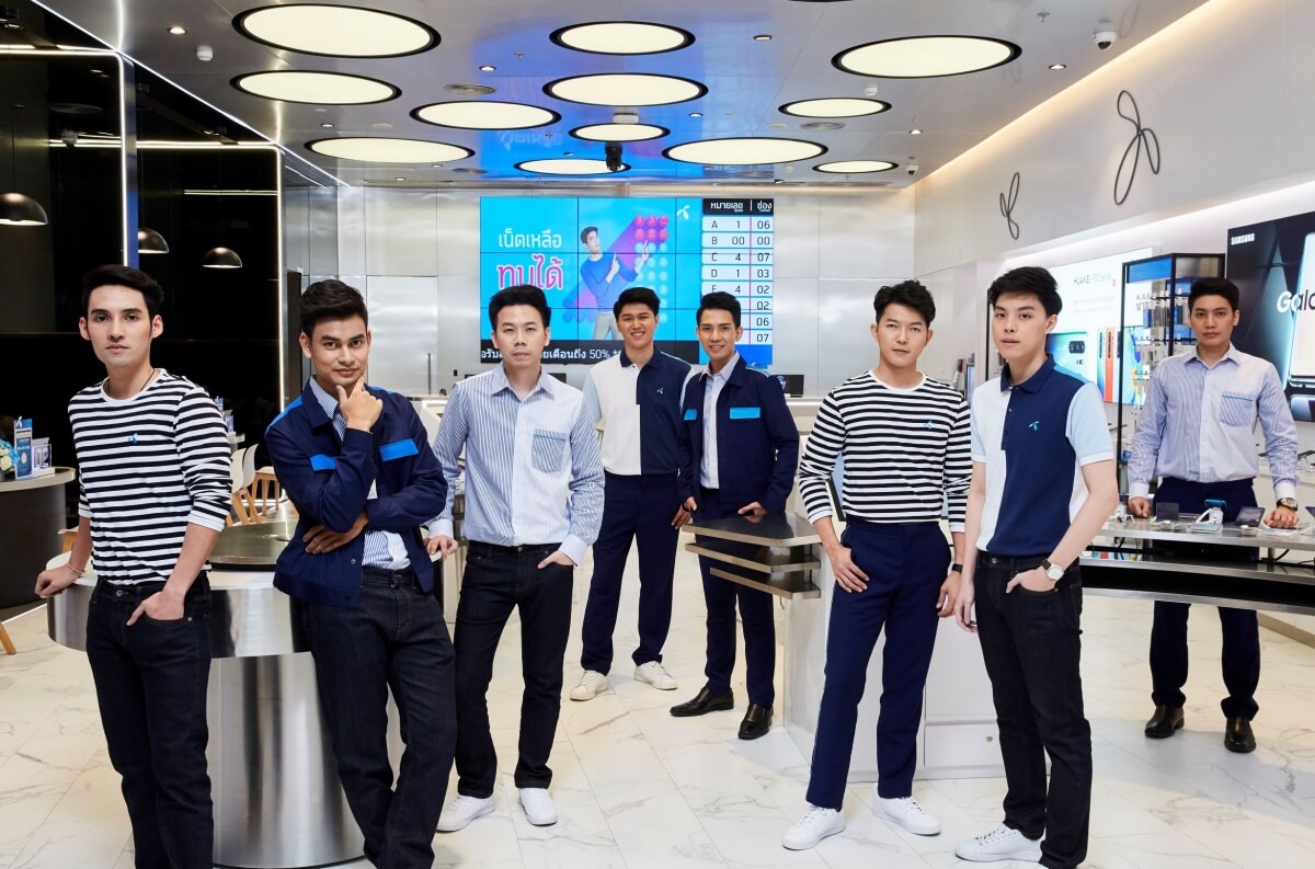 dtac launched new staff uniforms with brilliant idea of using textiles that offer environmental sustainability