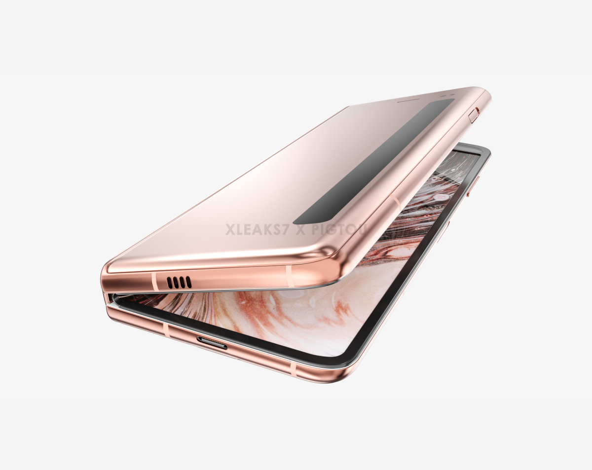 Samsung Galaxy Fold 2 in Copper Gold Leaks