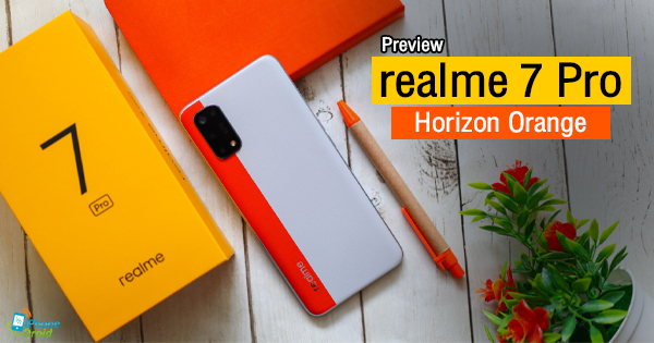 Realme 7 Pro preview, new color, Horizon Orange, beautiful as the horizon, beautiful, add brightness