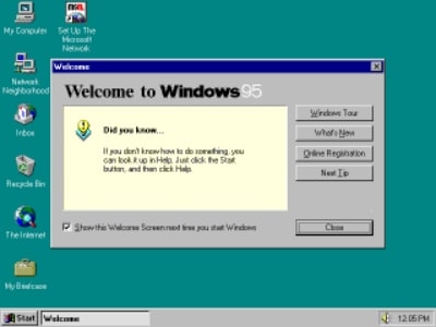 Windows 4.0 or Windows 95