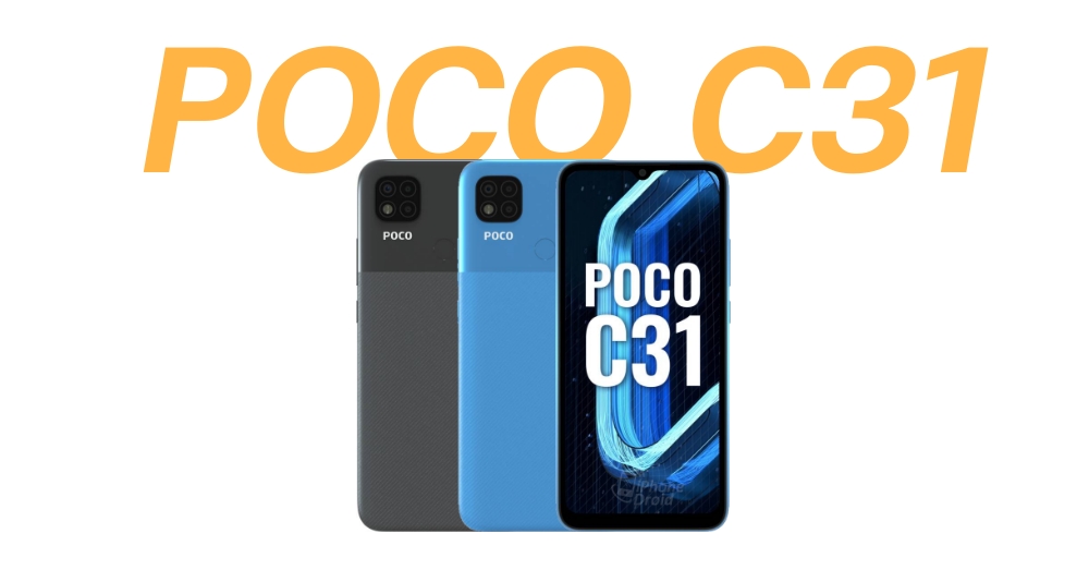 POCO C31 launched with Helio G35 chip and budget 5000mAh battery thumbnail