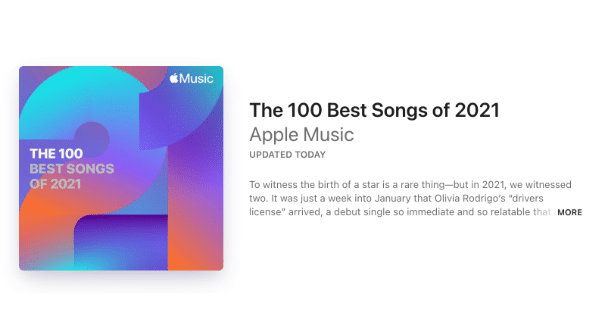 Apple Music BestSong2021 1 