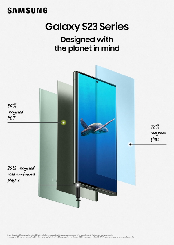 Galaxy S23 Series Designed With the Planet in Mind