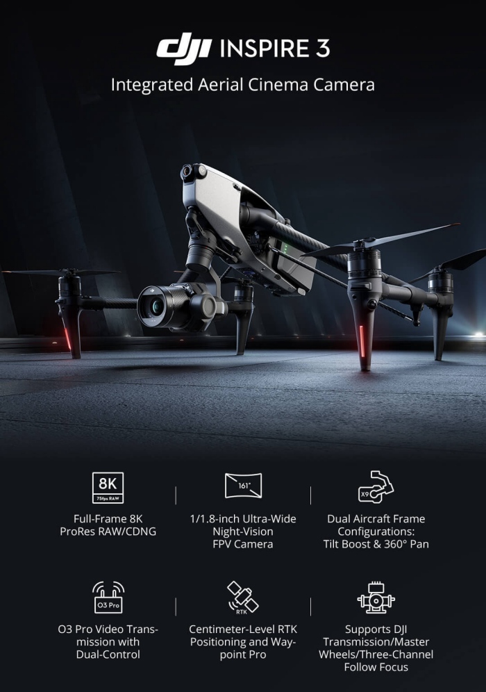 DJI Inspire 3 Features