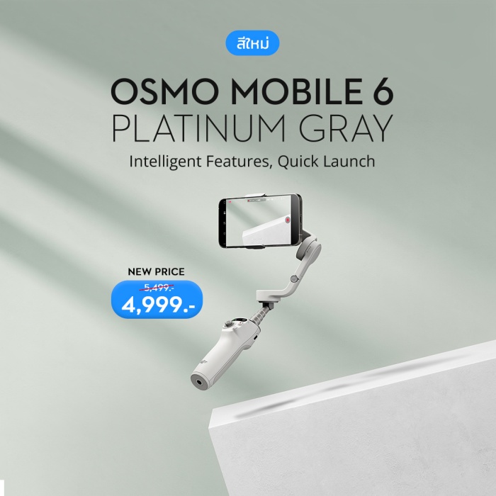 DJI Osmo Mobile 6 Platinum Gray