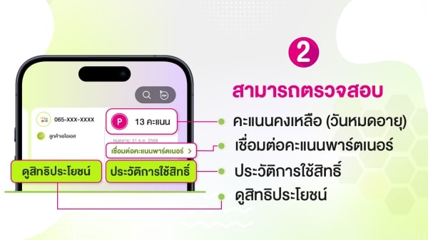 ขั้นตอนวิธีใช้ AIS Point แลกวัน