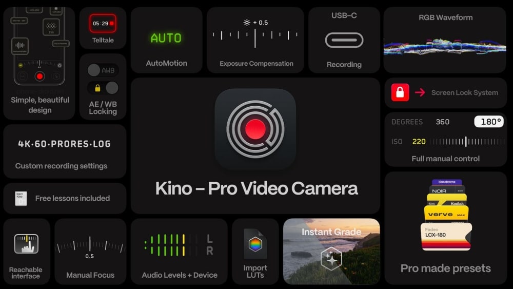 Kino Pro Video Camera for iPhone is here