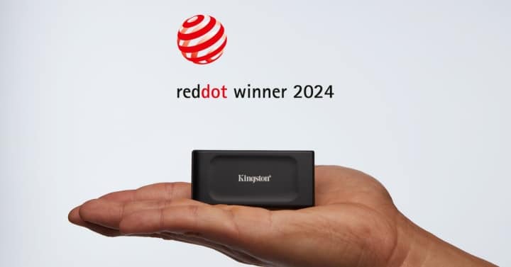 Kingston XS1000 External SSD Wins 2024 Red Dot Award