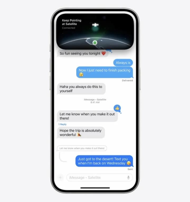 iOS 18 send messages with your iPhone over satellite