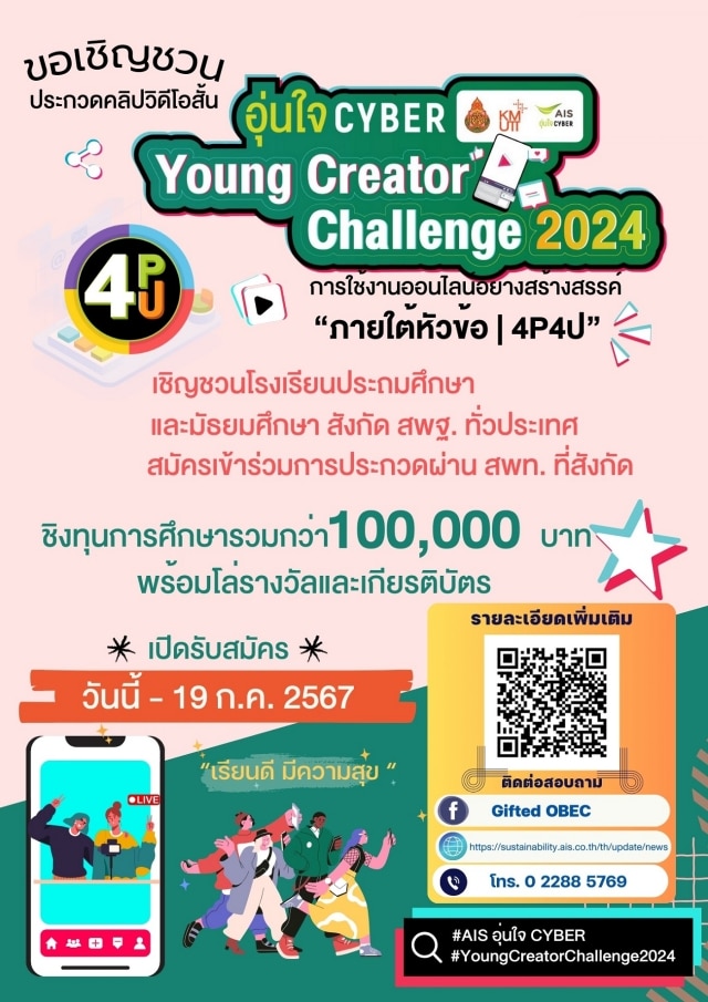 aunjai cyber Young Creator Challenge 2024