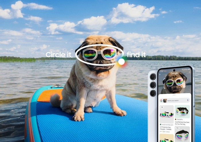 Circle to Search is now supported on Galaxy A Series and Galaxy Tab S9 FE Series.