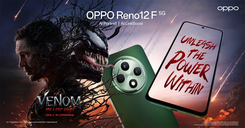 OPPO Reno12 F 5G x Venom The Last Dance