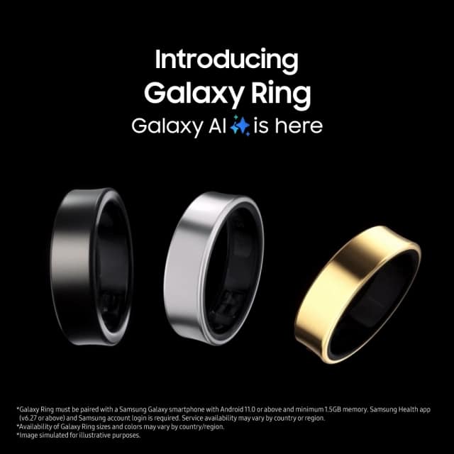 Galaxy Ring is now available in Thailand for 14900 baht